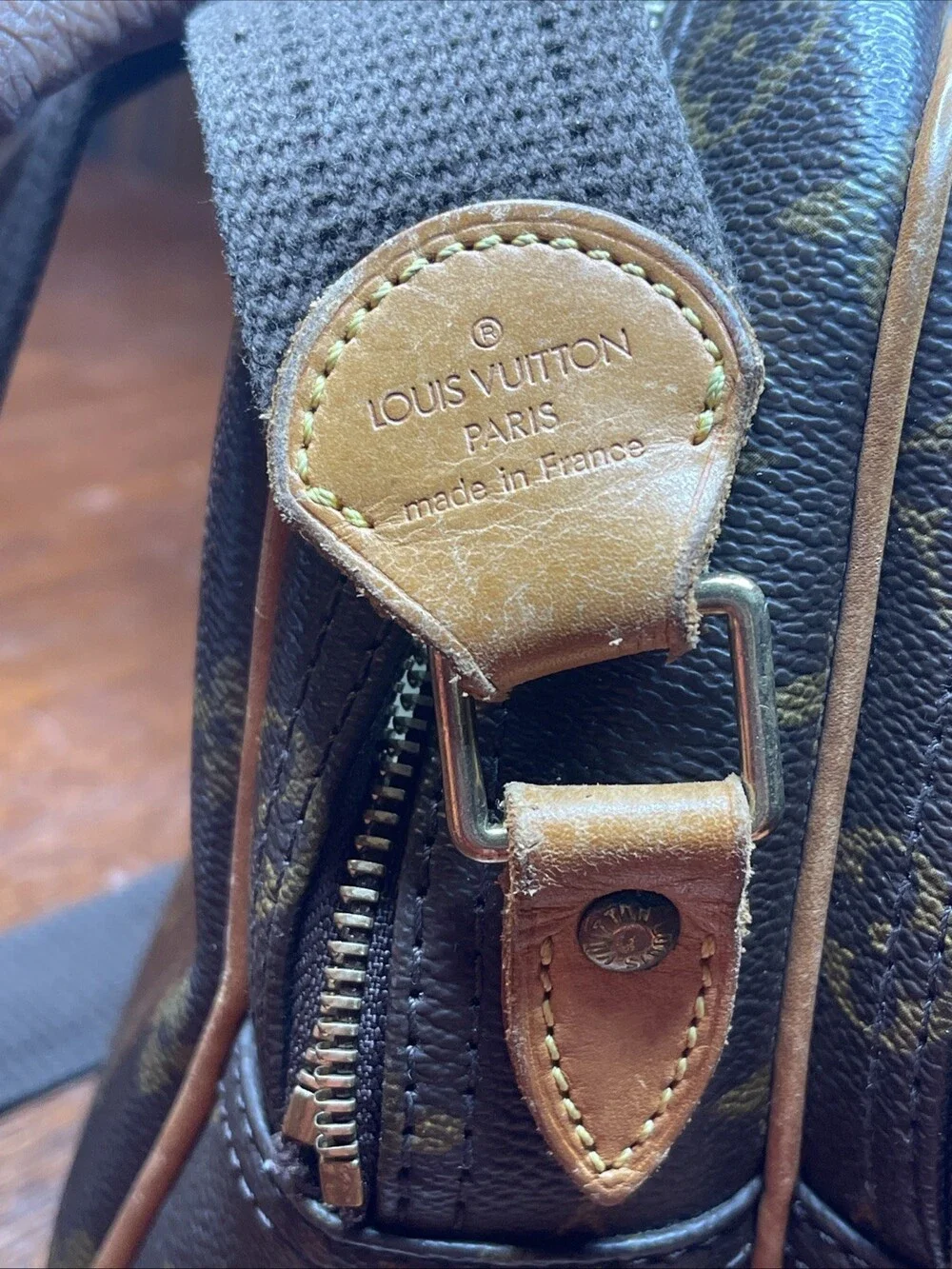 Authentic LOUIS VUITTON Reporter PM Monogram SP1012 Shoulder Bag